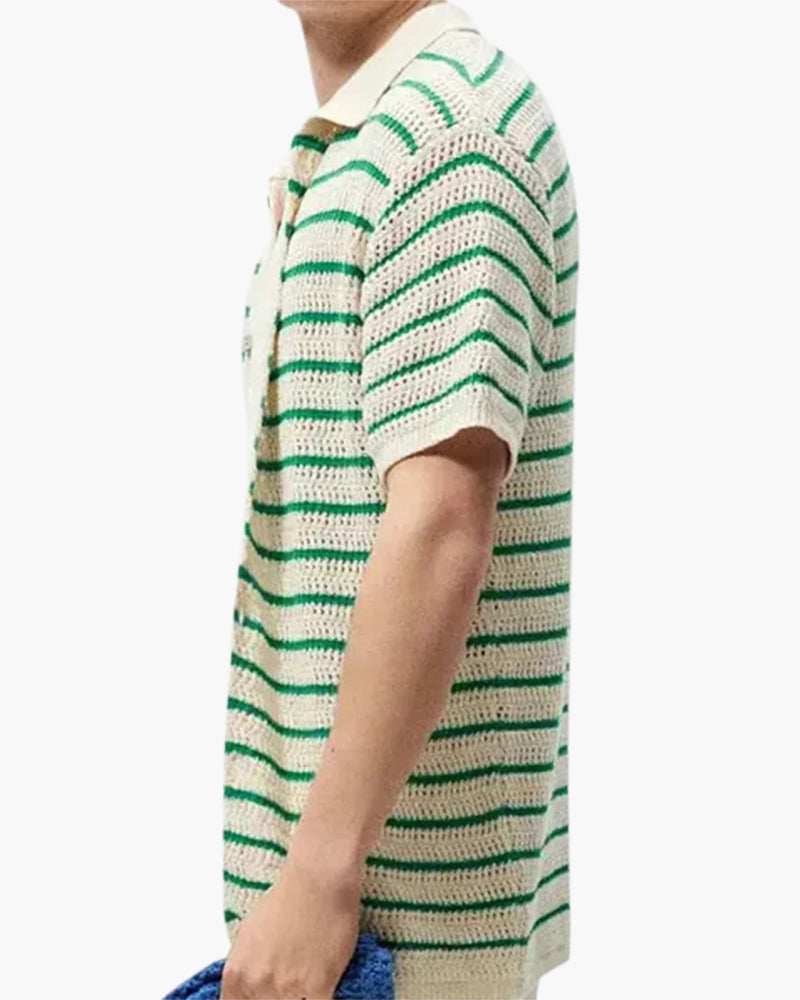 Marbella - Knitted Button Shirt - Northern Blood