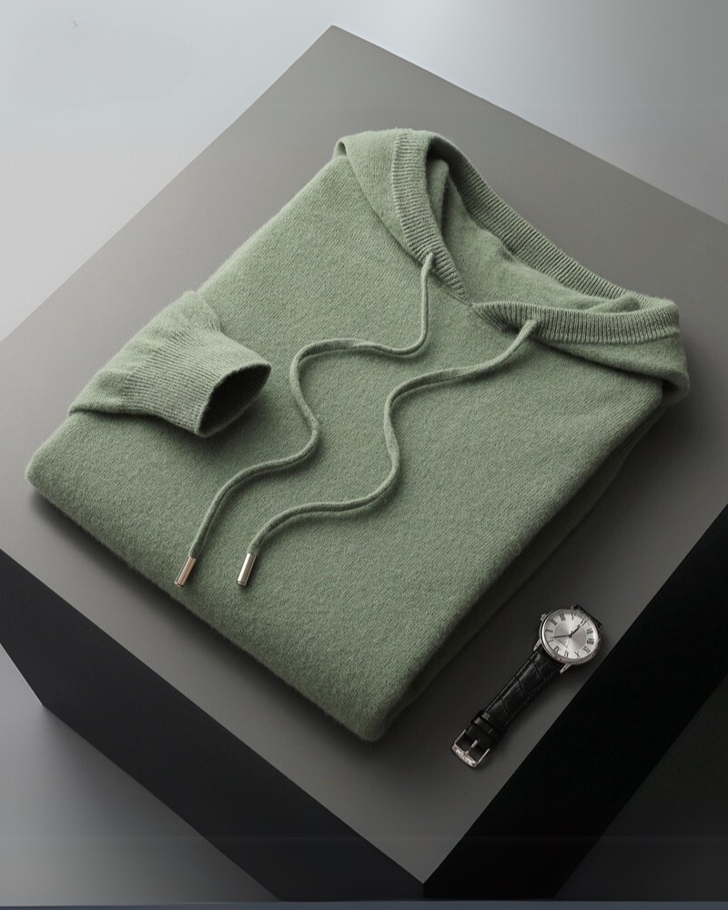 100% Cashmere Hoodie - Northern Blood