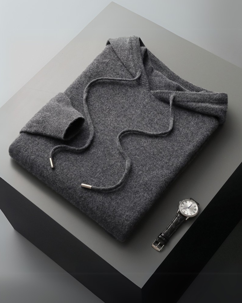 100% Cashmere Hoodie - Northern Blood