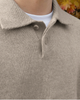 Woolen Button Half Zip