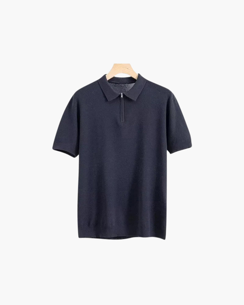 Marbella Zip Up Polo - Northern Blood