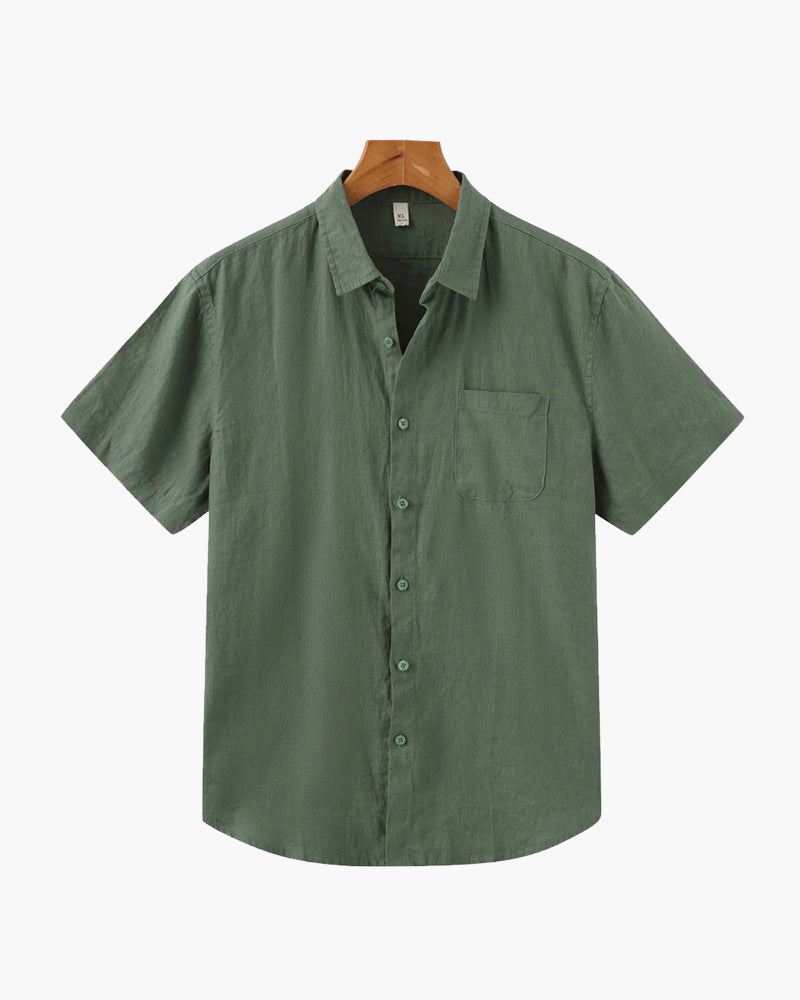 Cape Town - Linen Shirt (Shortsleeve) - Northern Blood