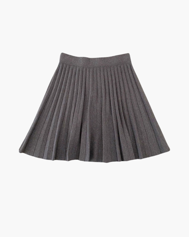 Oxford Pleated Wool Mini - Northern Blood