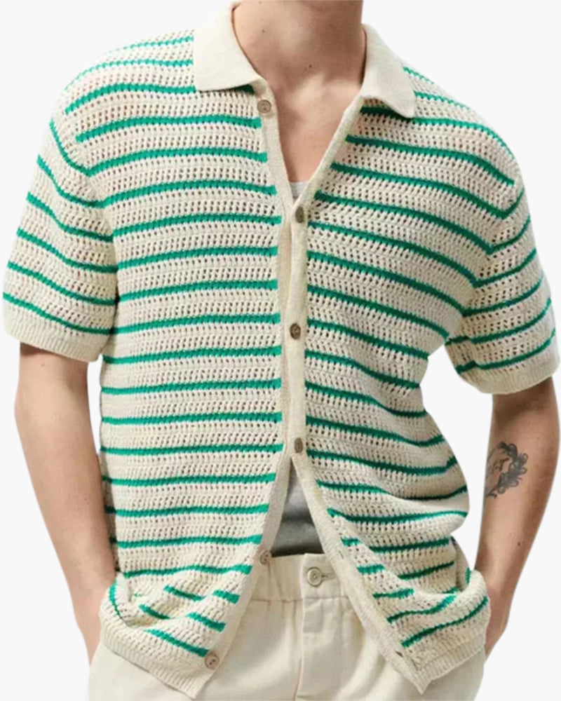 Marbella - Knitted Button Shirt - Northern Blood