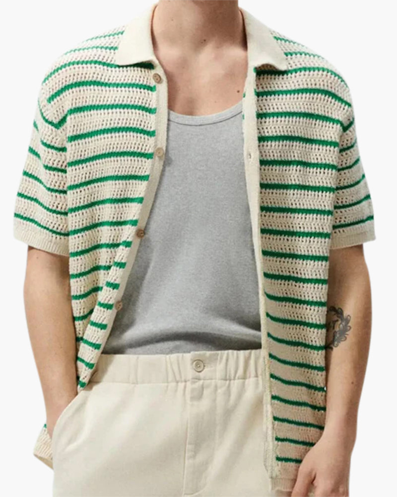 Marbella - Knitted Button Shirt - Northern Blood