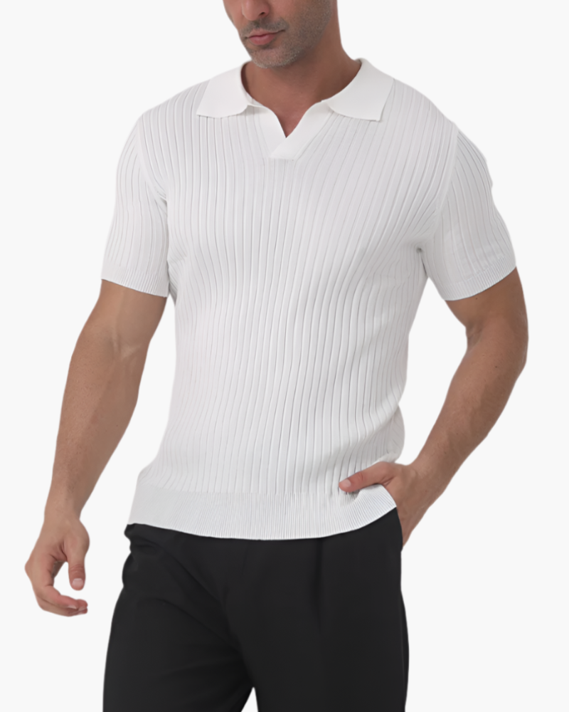 Florence - Ribbed Cotton Polo - Northern Blood